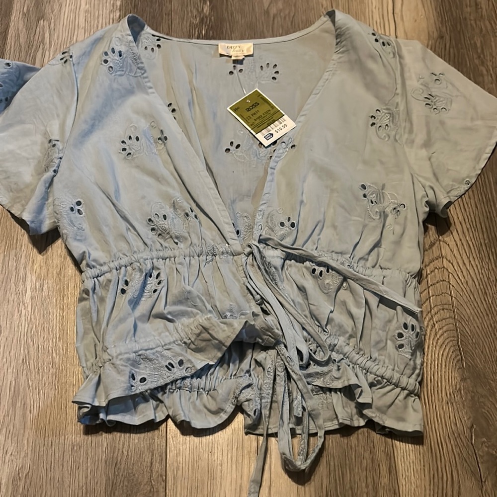 cute printed blouse